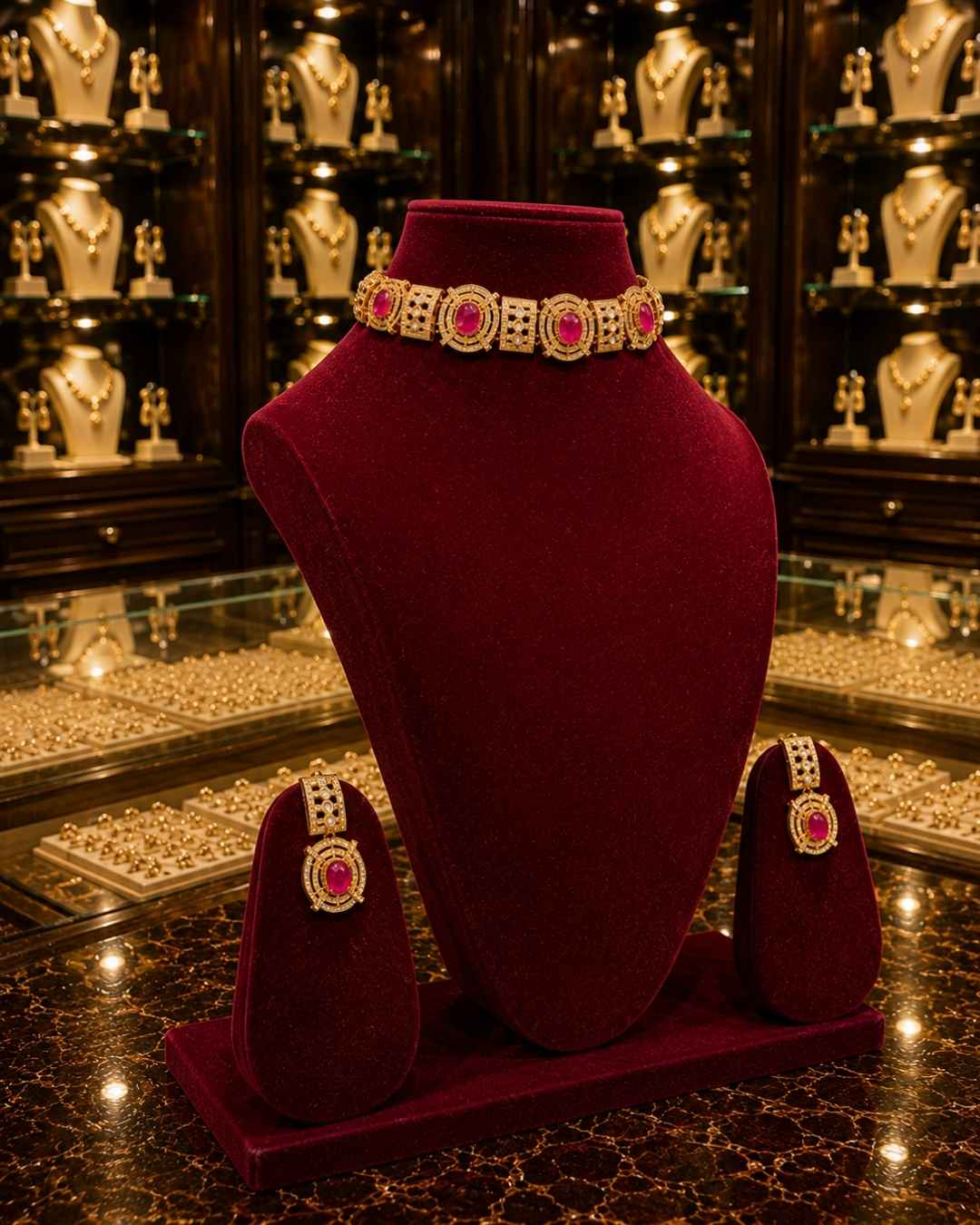Rajwada Kundan Choker NS-28