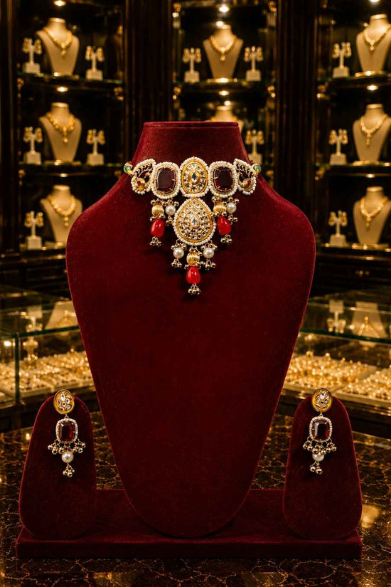 Rajwada Kundan Choker NS-32