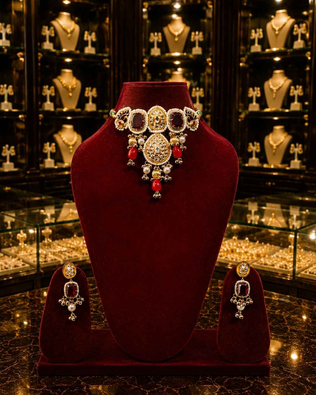 Rajwada Kundan Choker NS-32