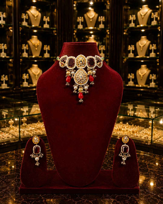 Rajwada Kundan Choker NS-32