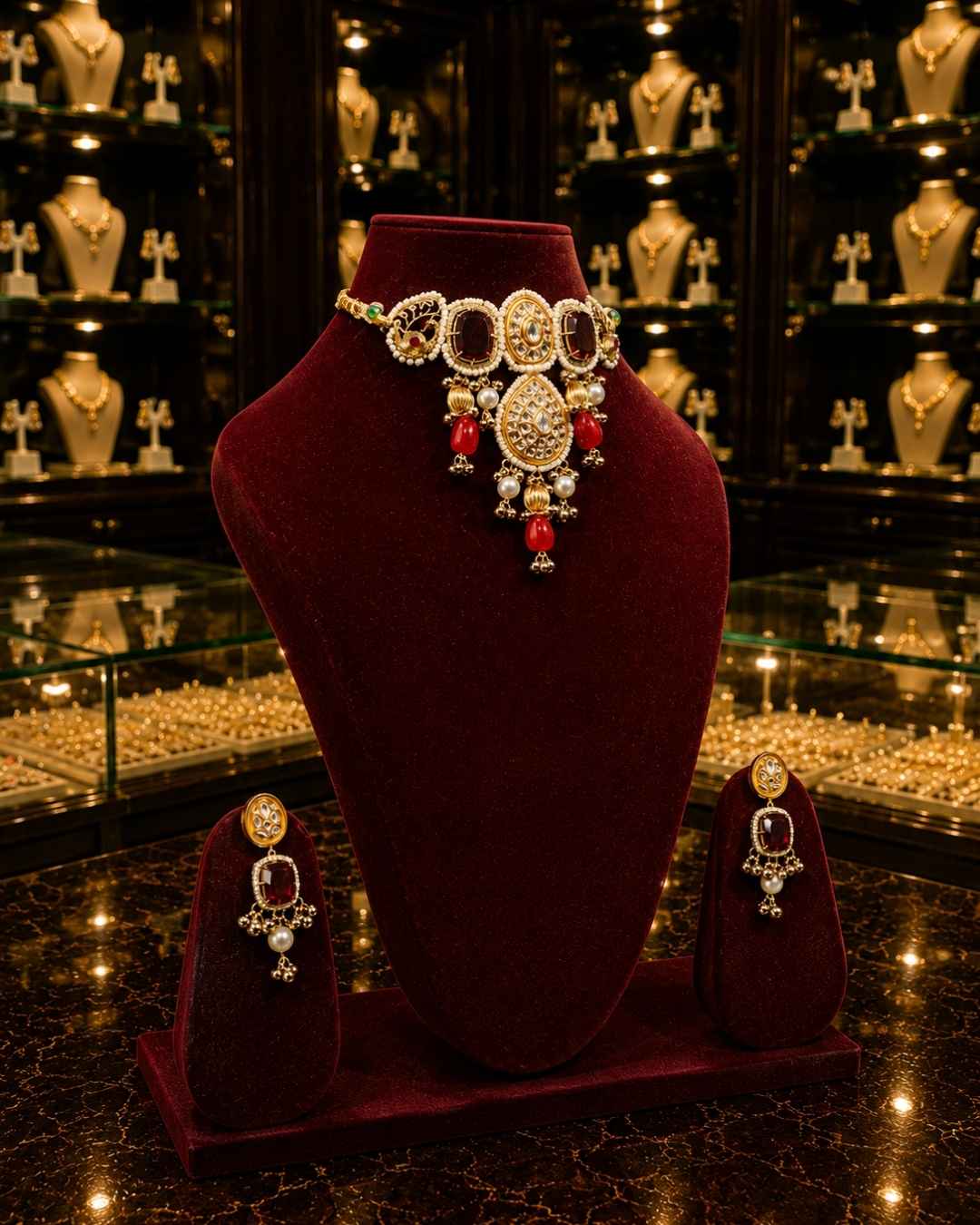 Rajwada Kundan Choker NS-32