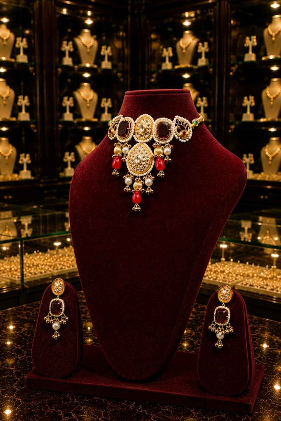 Rajwada Kundan Choker NS-32