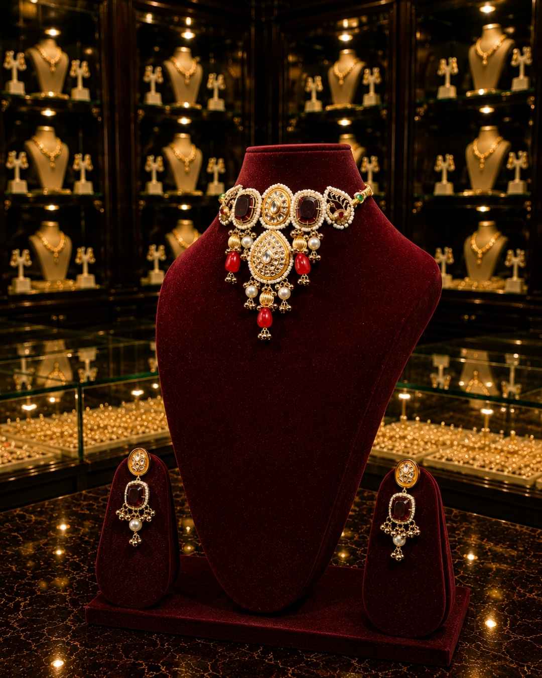 Rajwada Kundan Choker NS-32