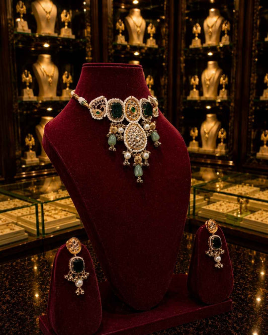 Rajwada Kundan Choker NS-33