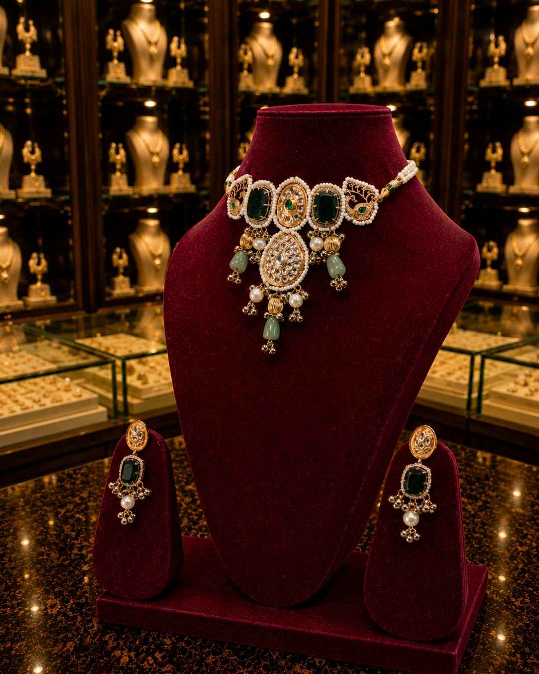 Rajwada Kundan Choker NS-33