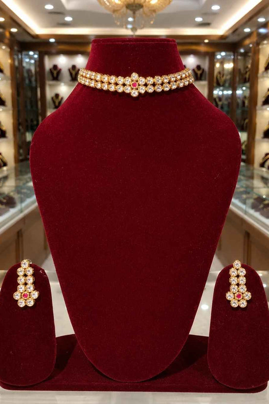 Rajwada Kundan Choker NS-34