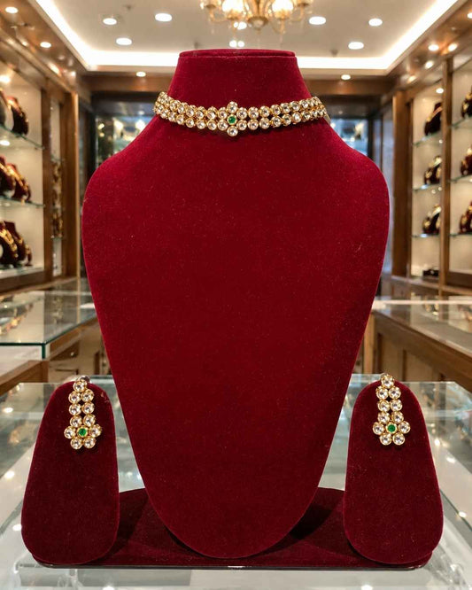 Rajwada Kundan Choker NS-35