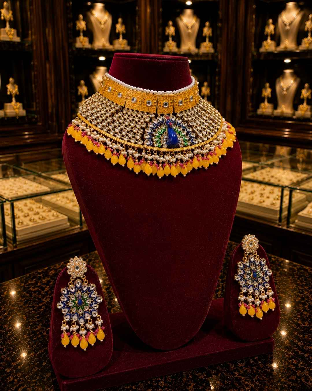 Rajwada Kundan Choker NS-39