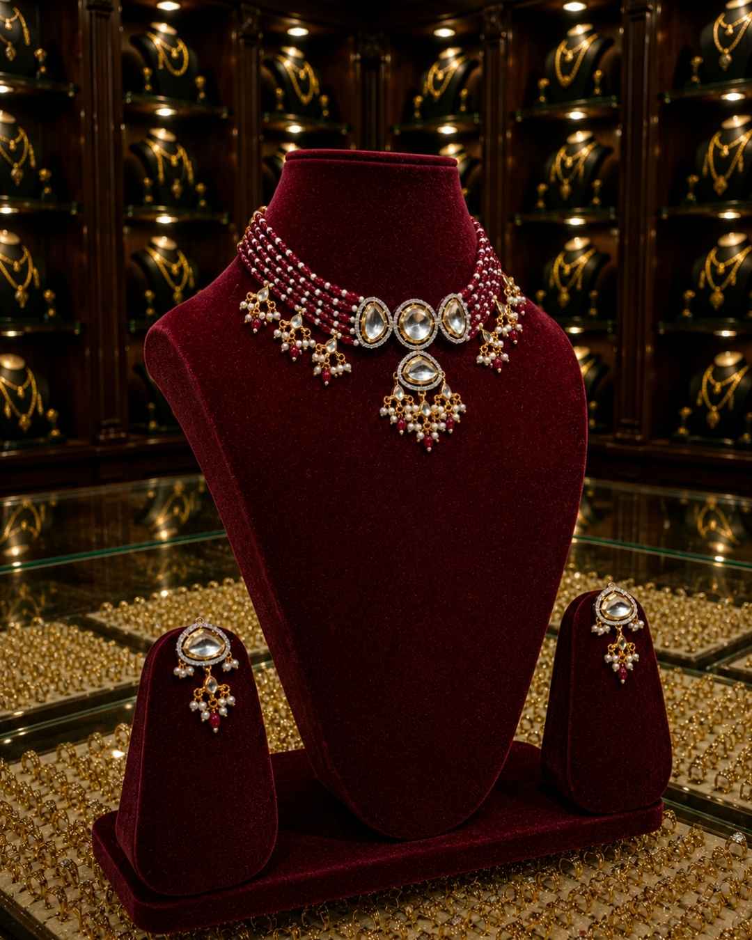 Rajwada Kundan Choker NS-13
