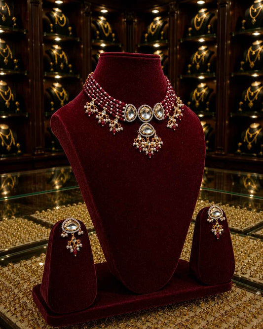 Rajwada Kundan Choker NS-13