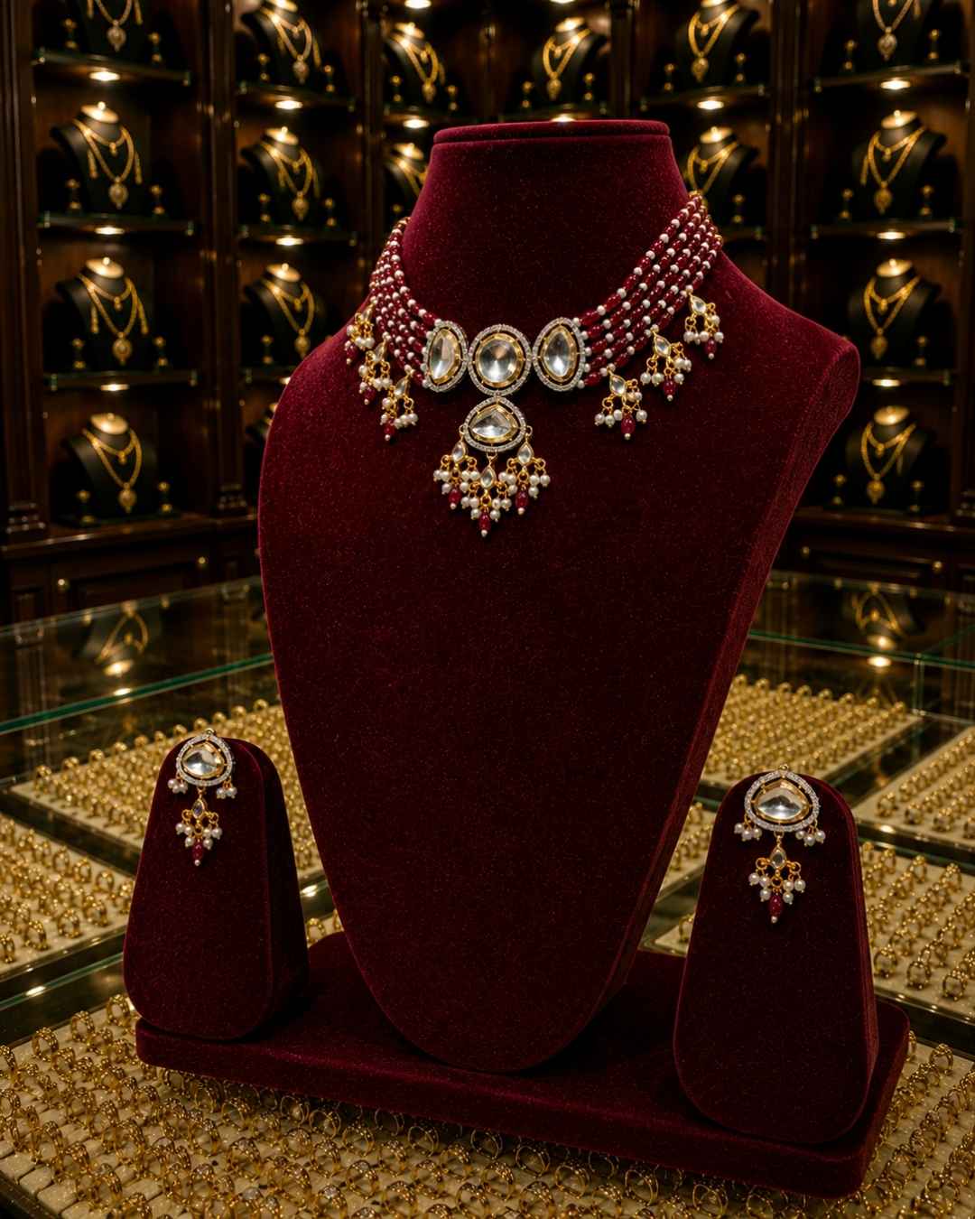 Rajwada Kundan Choker NS-13