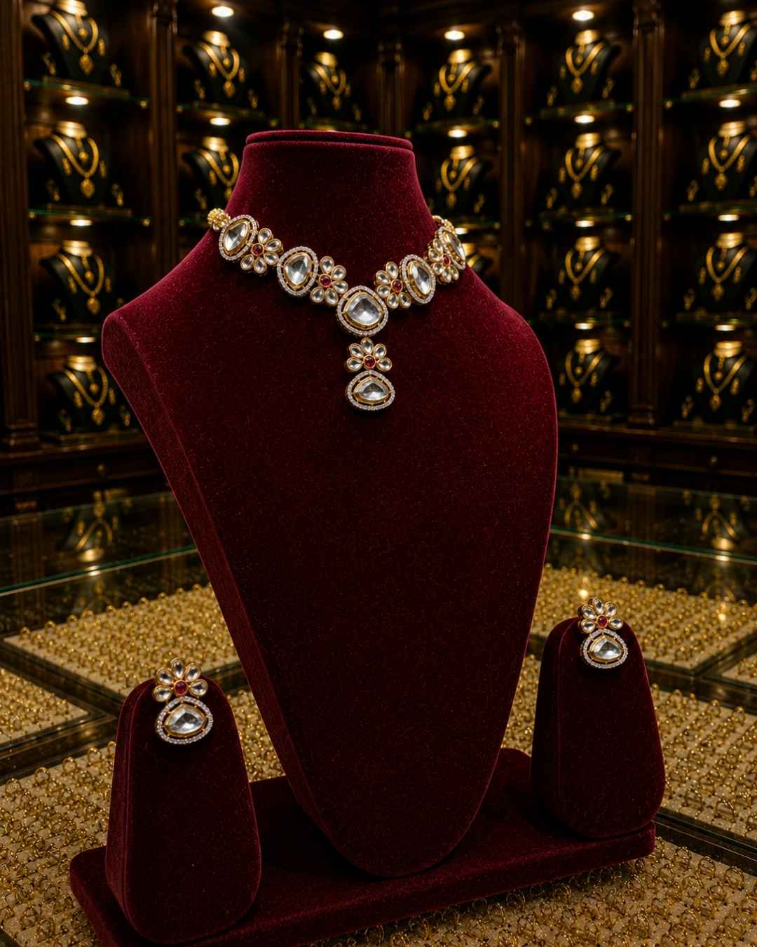Rajwada Kundan Choker NS-14