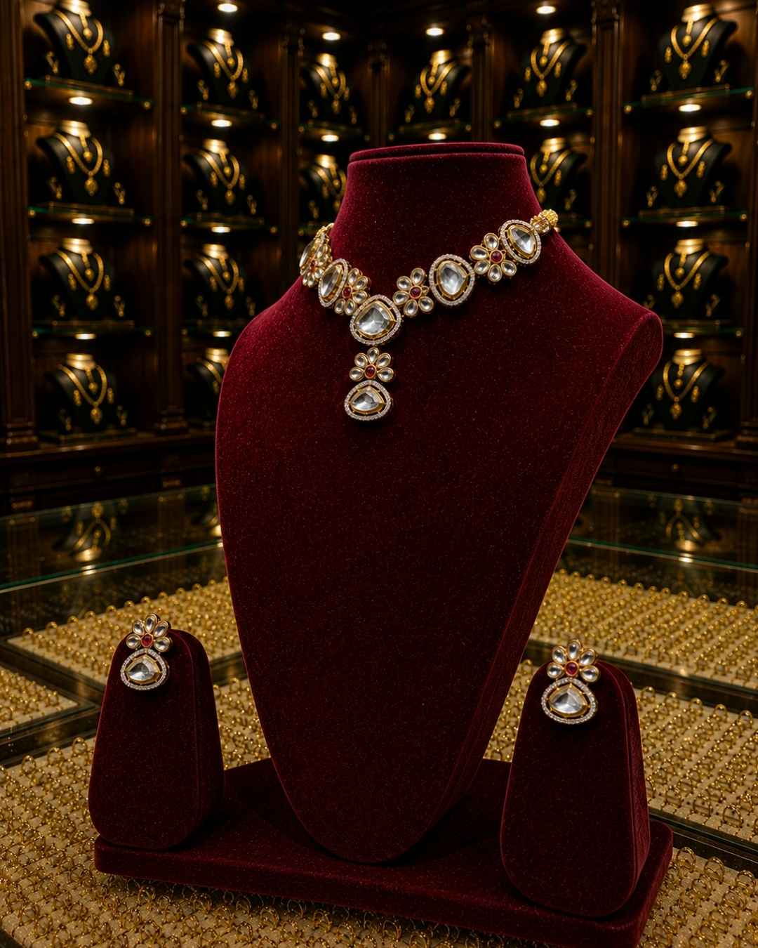 Rajwada Kundan Choker NS-14