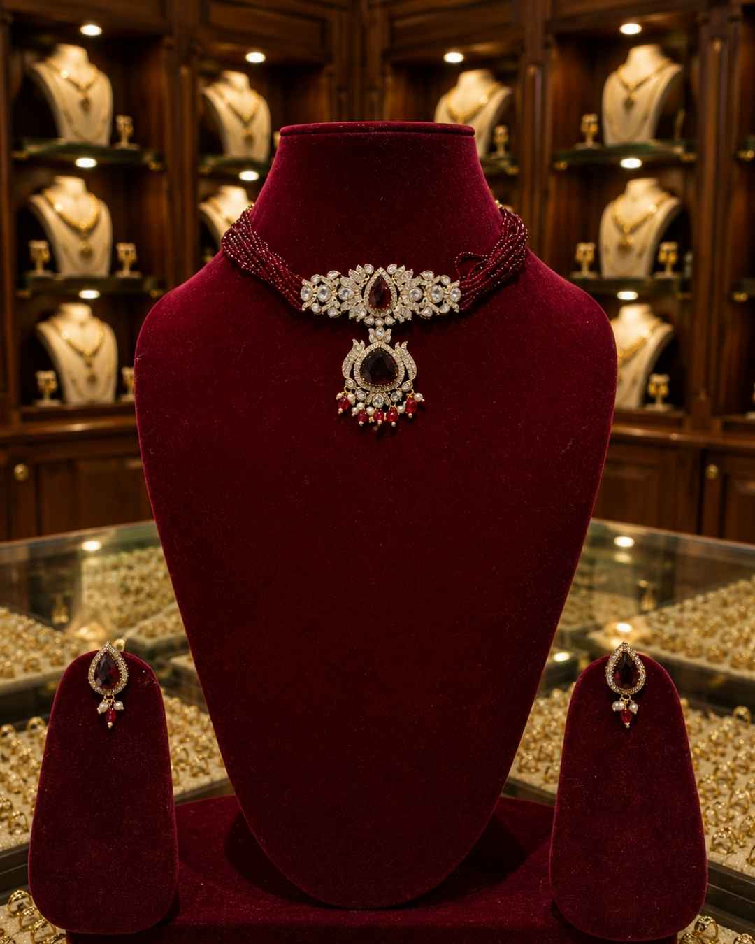 Rajwada Kundan Choker NS-15