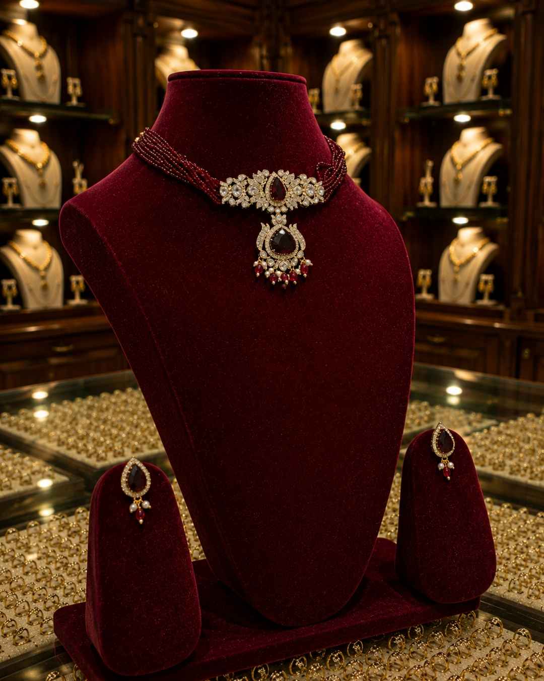 Rajwada Kundan Choker NS-15