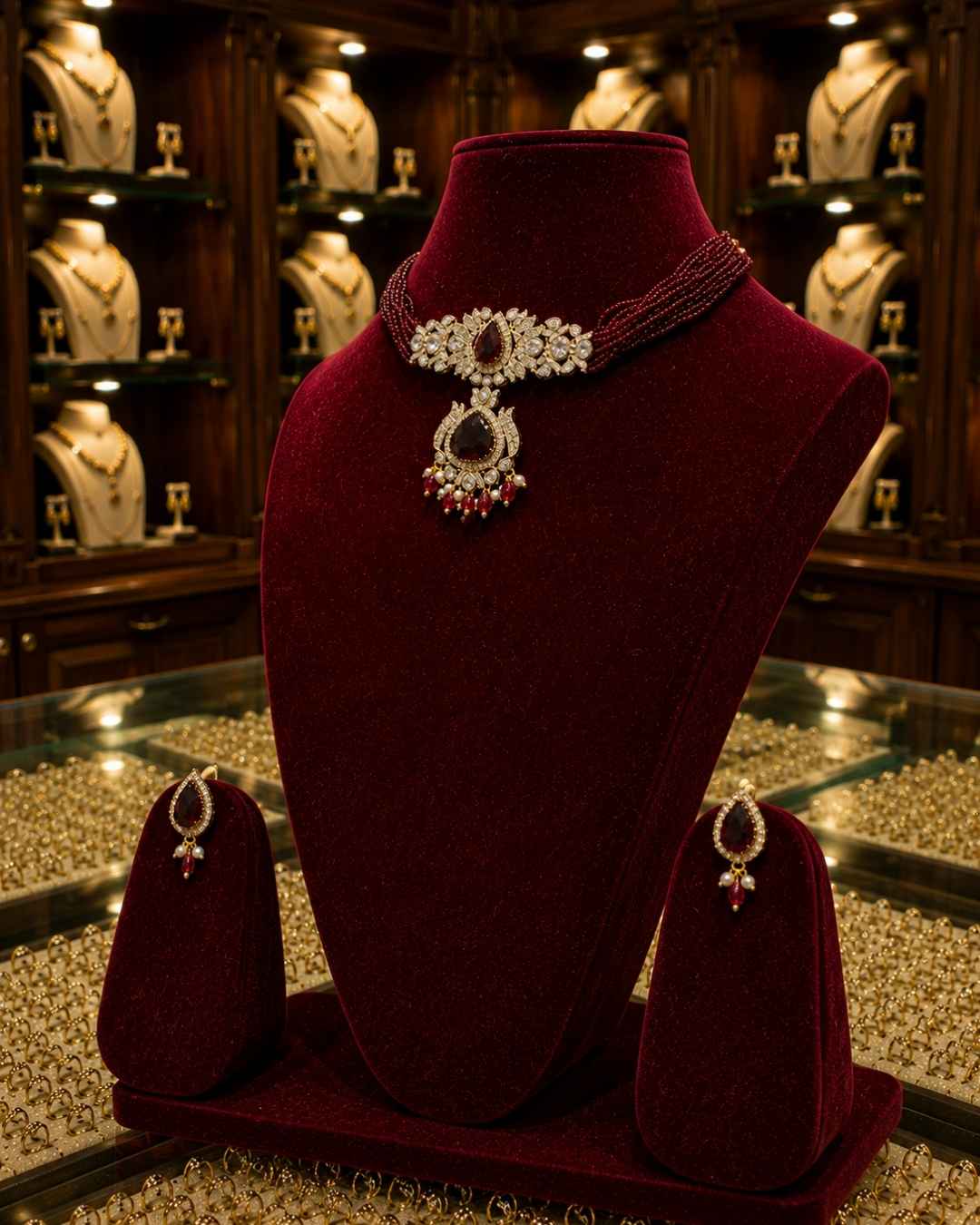 Rajwada Kundan Choker NS-15