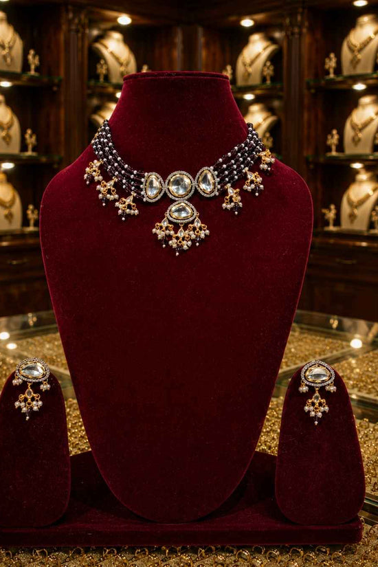 Rajwada Kundan Choker NS-17