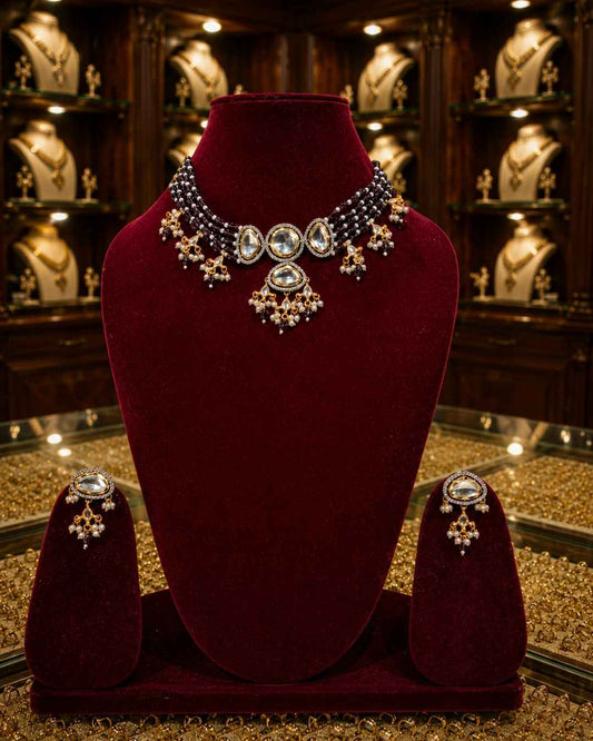 Rajwada Kundan Choker NS-17