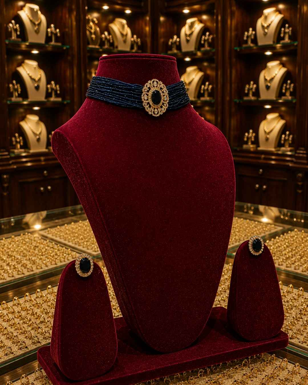 Rajwada Kundan Choker NS-18