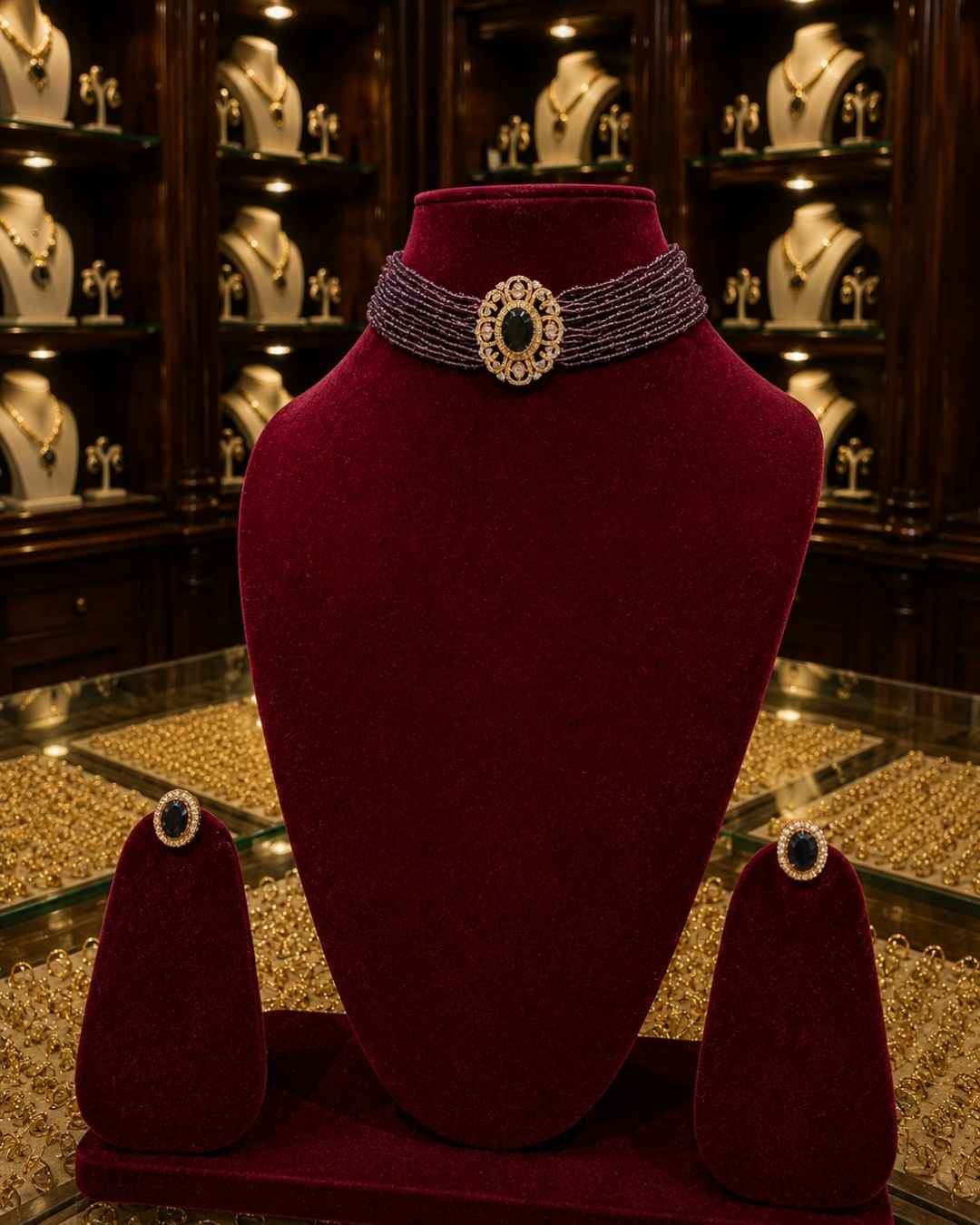 Rajwada Kundan Choker NS-19