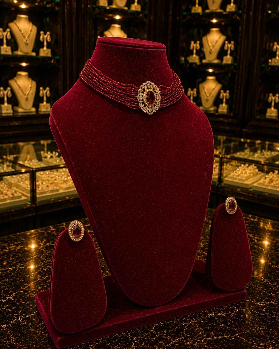 Rajwada Kundan Choker NS-21