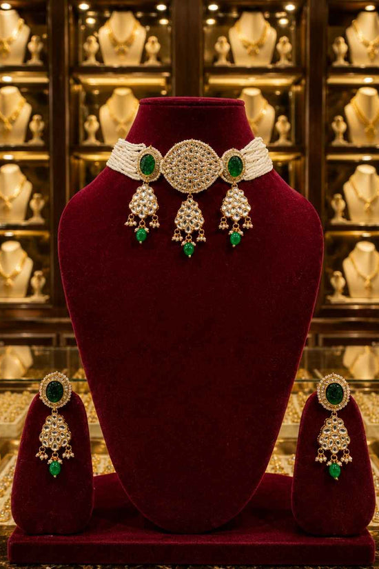 Rajwada Kundan Choker NS-22