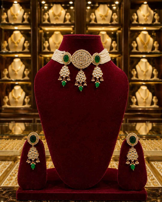 Rajwada Kundan Choker NS-22