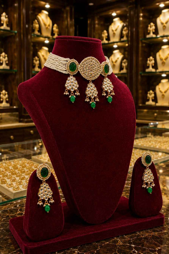 Rajwada Kundan Choker NS-22
