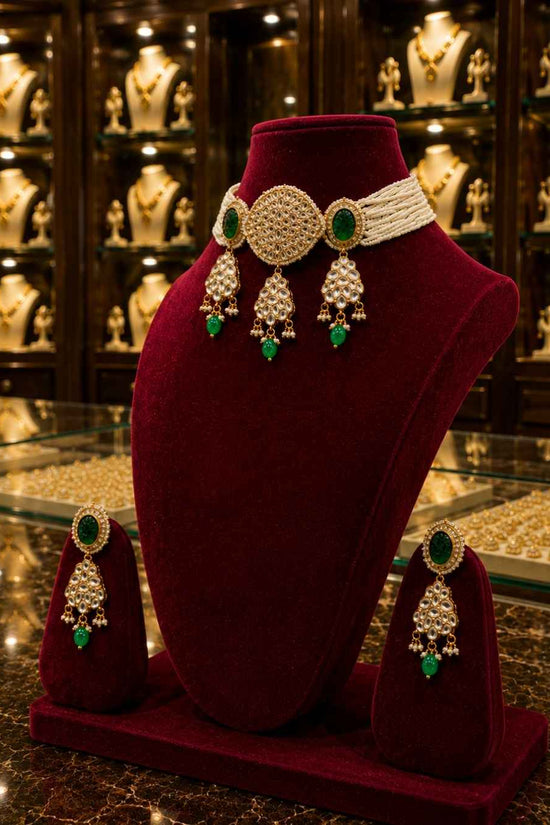 Rajwada Kundan Choker NS-22