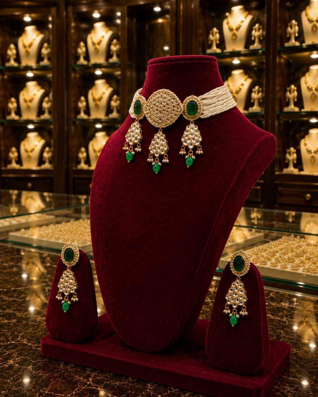 Rajwada Kundan Choker NS-22