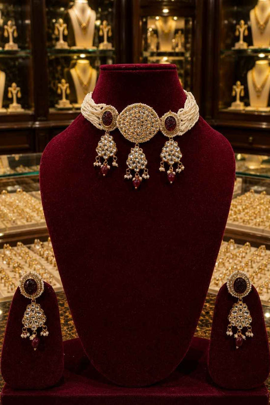 Rajwada Kundan Choker NS-23
