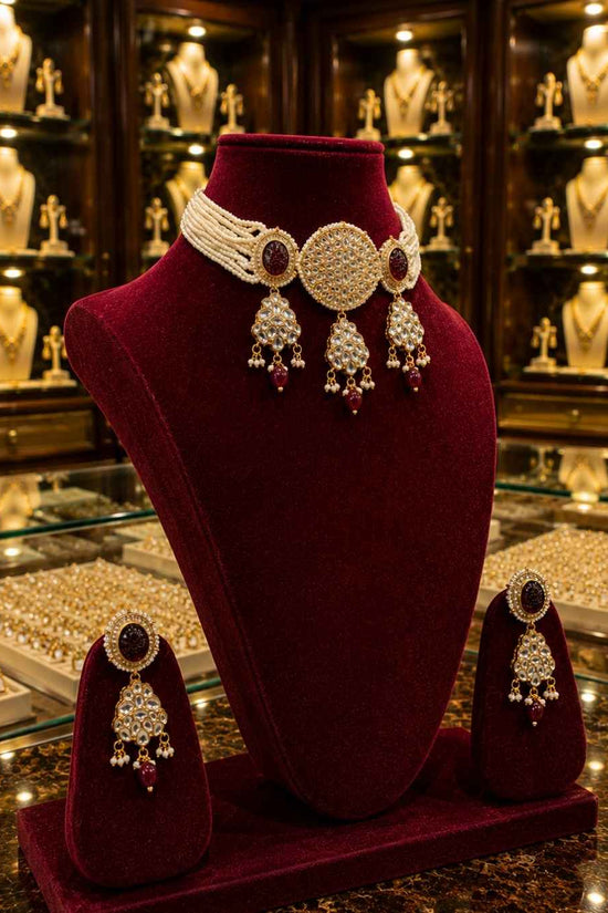 Rajwada Kundan Choker NS-23