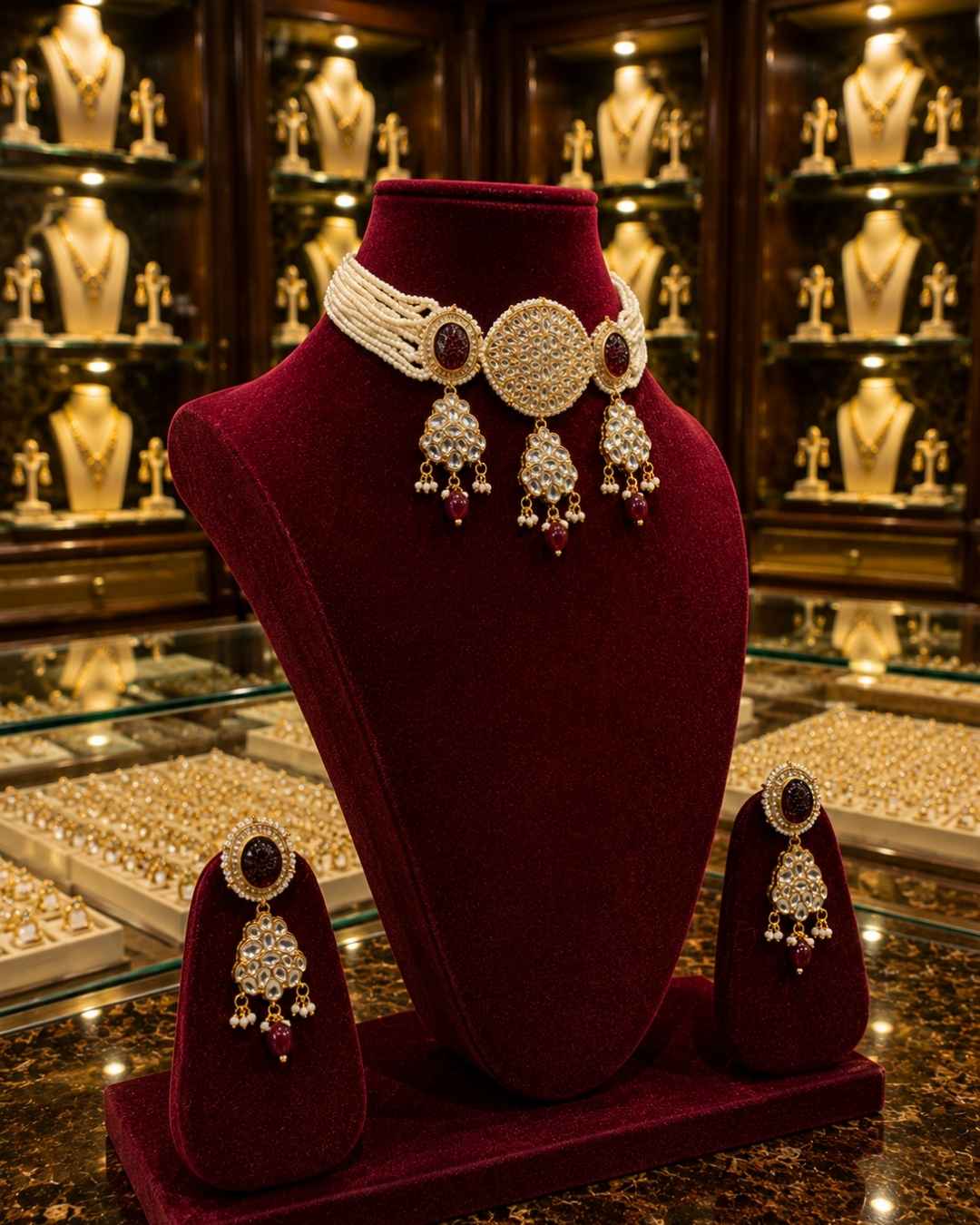 Rajwada Kundan Choker NS-23