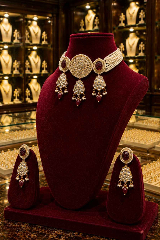 Rajwada Kundan Choker NS-23