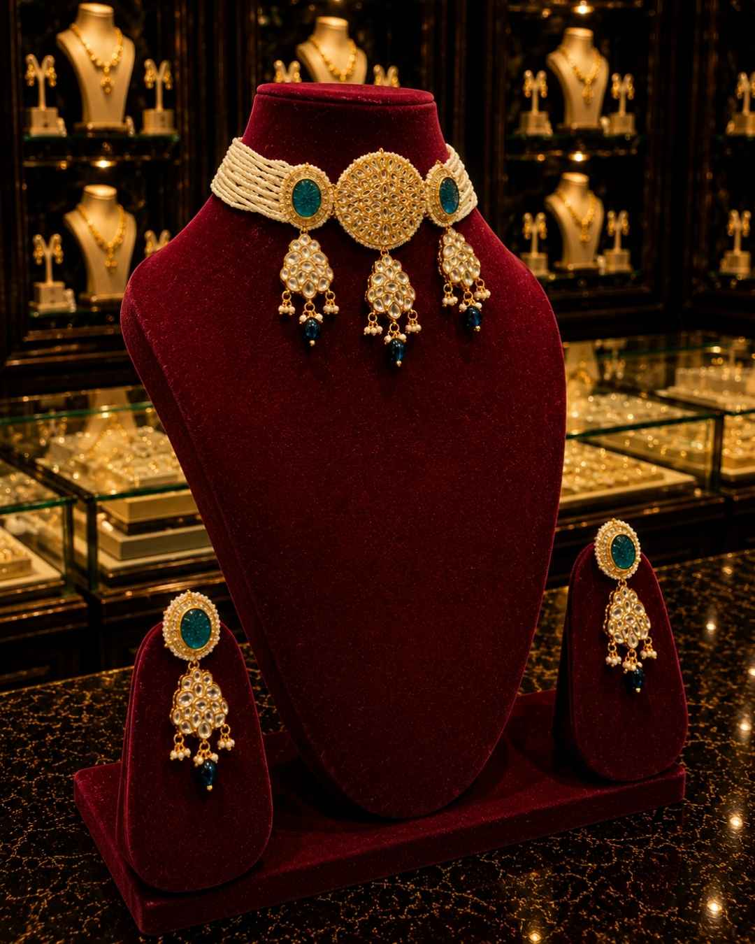 Rajwada Kundan Choker NS-24