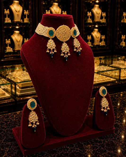 Rajwada Kundan Choker NS-24