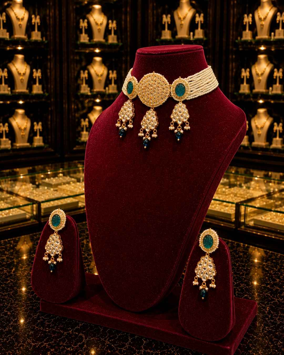 Rajwada Kundan Choker NS-24
