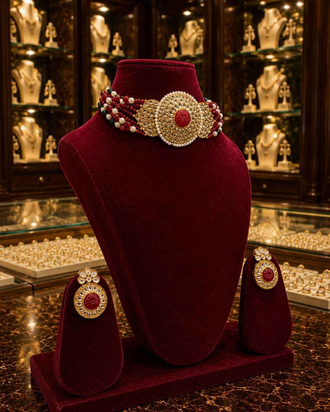Rajwada Kundan Choker NS-25