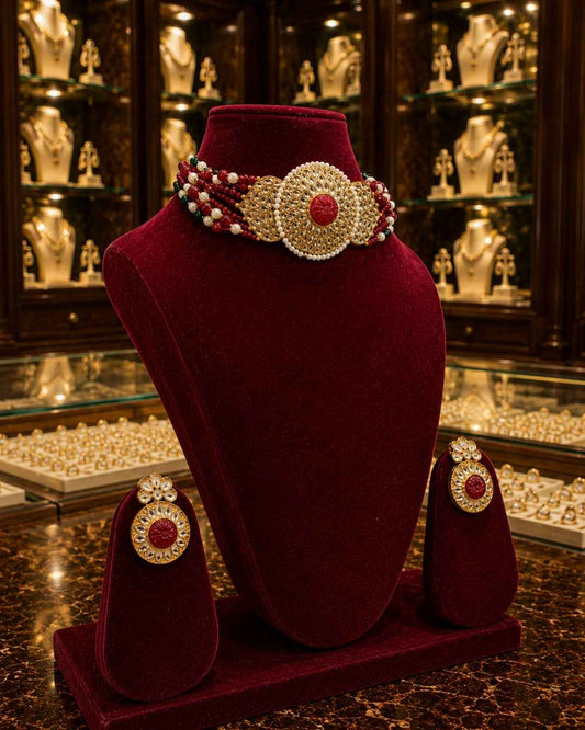Rajwada Kundan Choker NS-25