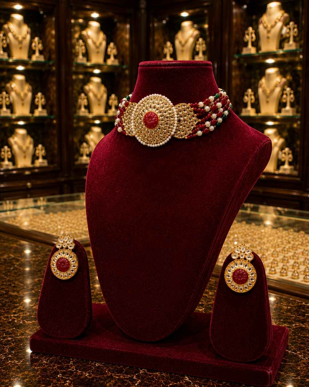 Rajwada Kundan Choker NS-25