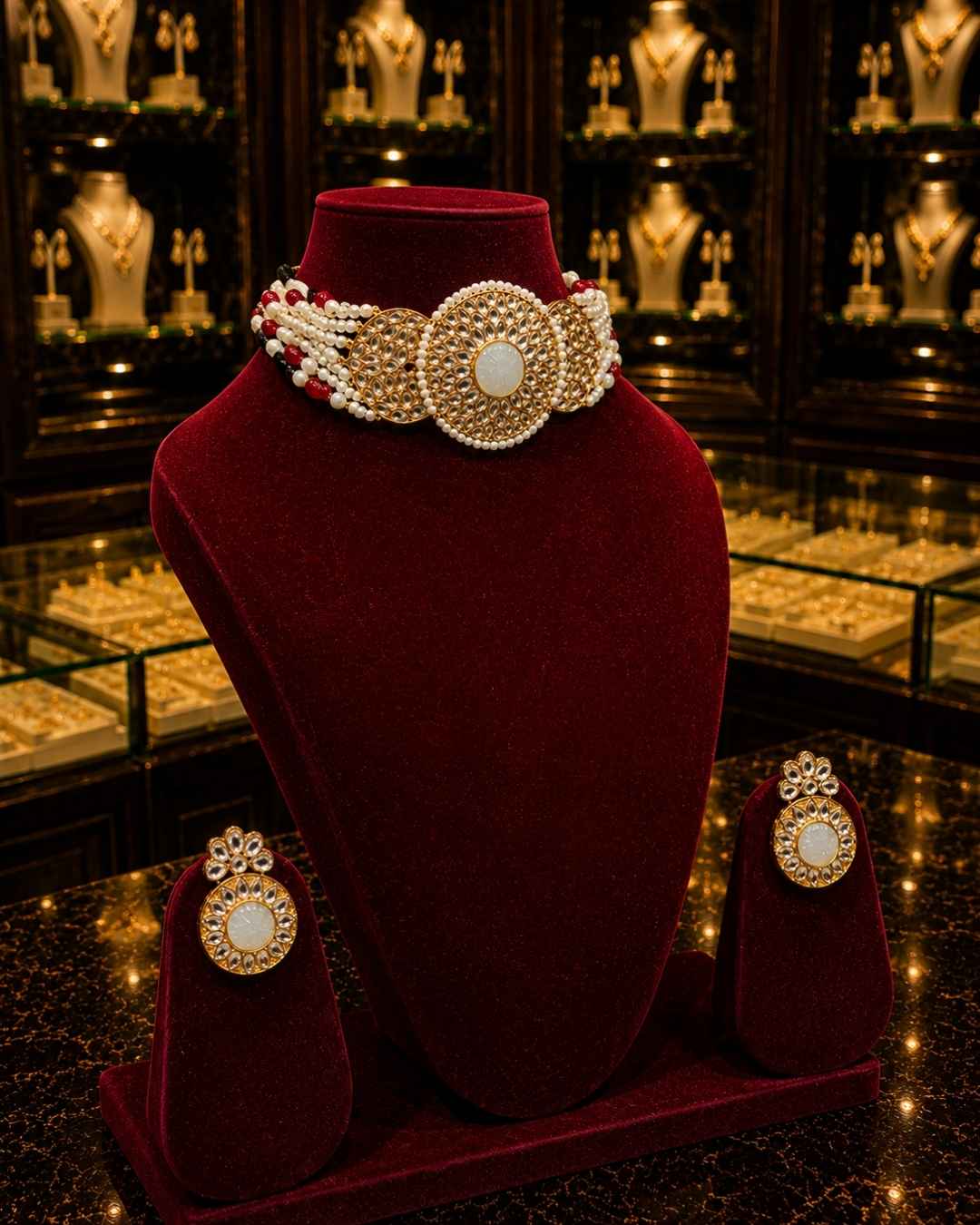 Rajwada Kundan Choker NS-27