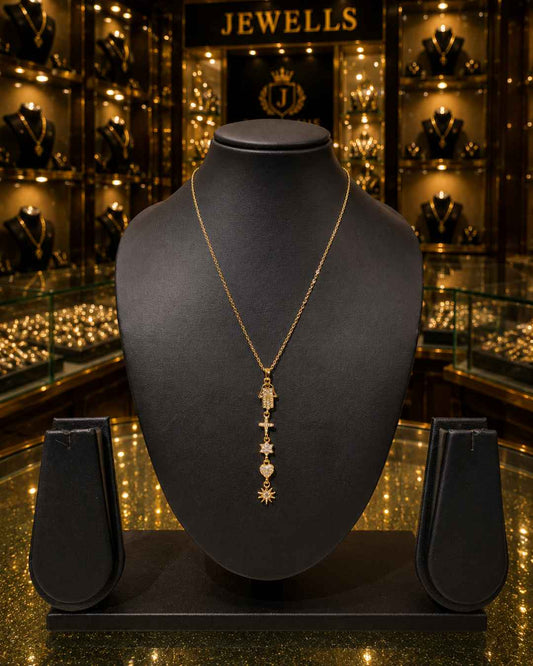 Anti - Tarnish Pendant Set PS-4