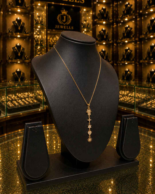 Anti - Tarnish Pendant Set PS-4