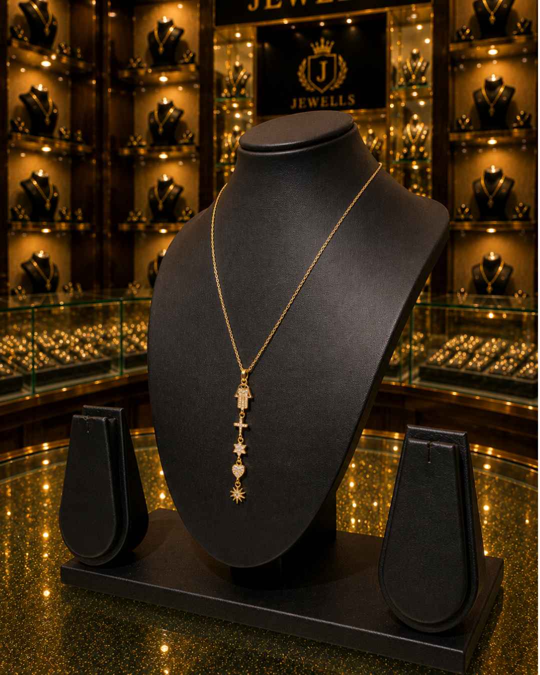 Anti - Tarnish Pendant Set PS-4
