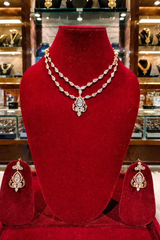 Kundal-Polki Short Necklace NS-1