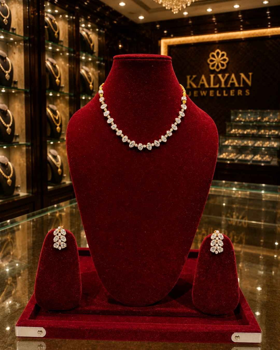 Kundal-Polki Short Necklace NS-10