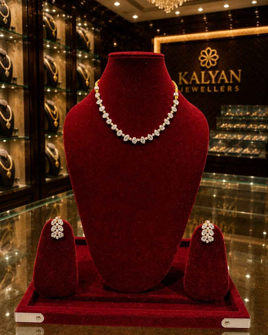 Kundal-Polki Short Necklace NS-10