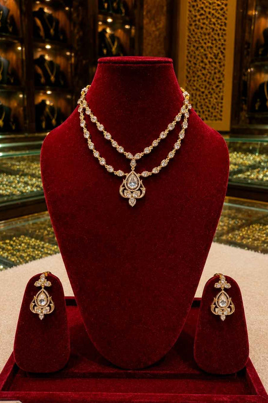 Kundal-Polki Short Necklace NS-11