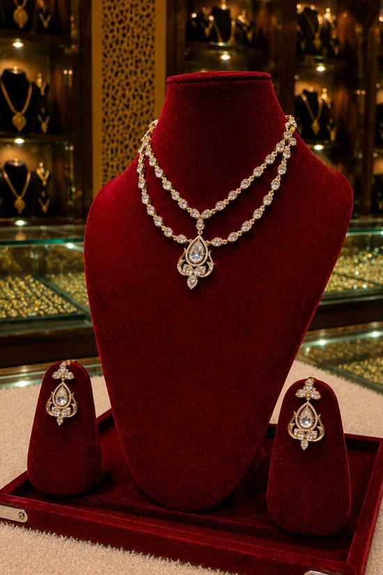 Kundal-Polki Short Necklace NS-11