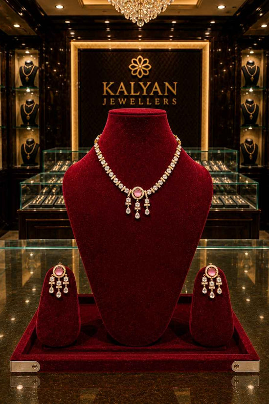Kundal-Polki Short Necklace NS-12
